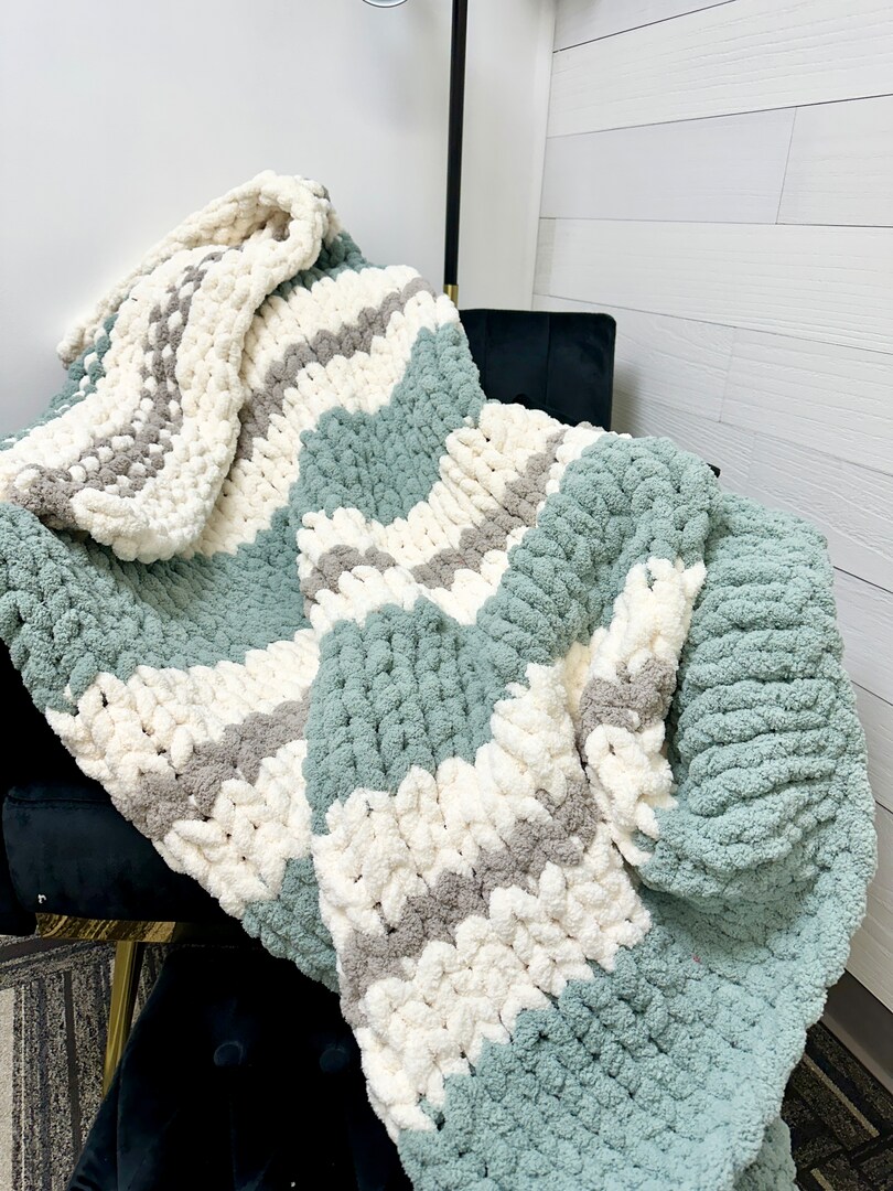 Giant Yarn Big Chunky Yarn Blanket Chunky Knit Blanket Giant